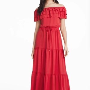 White House Black Market Maxi Dress- L